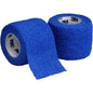 Blue 3M Coban self-adherent wrap, cohesive medical bandage, 2-inch by 5-yard roll, designed for secure wound support.