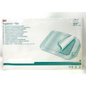3M Tegaderm transparent film dressing 8x12 inch medical tape in a box, displayed with multiple dressings on a sterile surface.