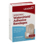 Leader™ Antibacterial Watershield Adhesive Bandages from Pasteur Pharmacy in assorted sizes, shown in a 30-count package.