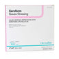 Xeroform petrolatum impregnated dressing in a 4x4 square gauze pad, used for wound care, by Pasteur Pharmacy.