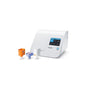 Abbott ID NOW COVID-19 2.0 rapid molecular POCT test kit with 24 tests, shown in packaging for medical testing.