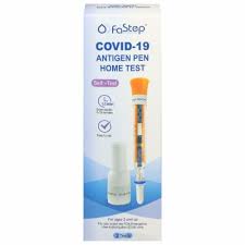 Pasteur Pharmacy FASTEP COVID-19 Antigen Pen Home Test Kit with 8 boxes of 2 tests, totaling 16 tests, medical testing kit.