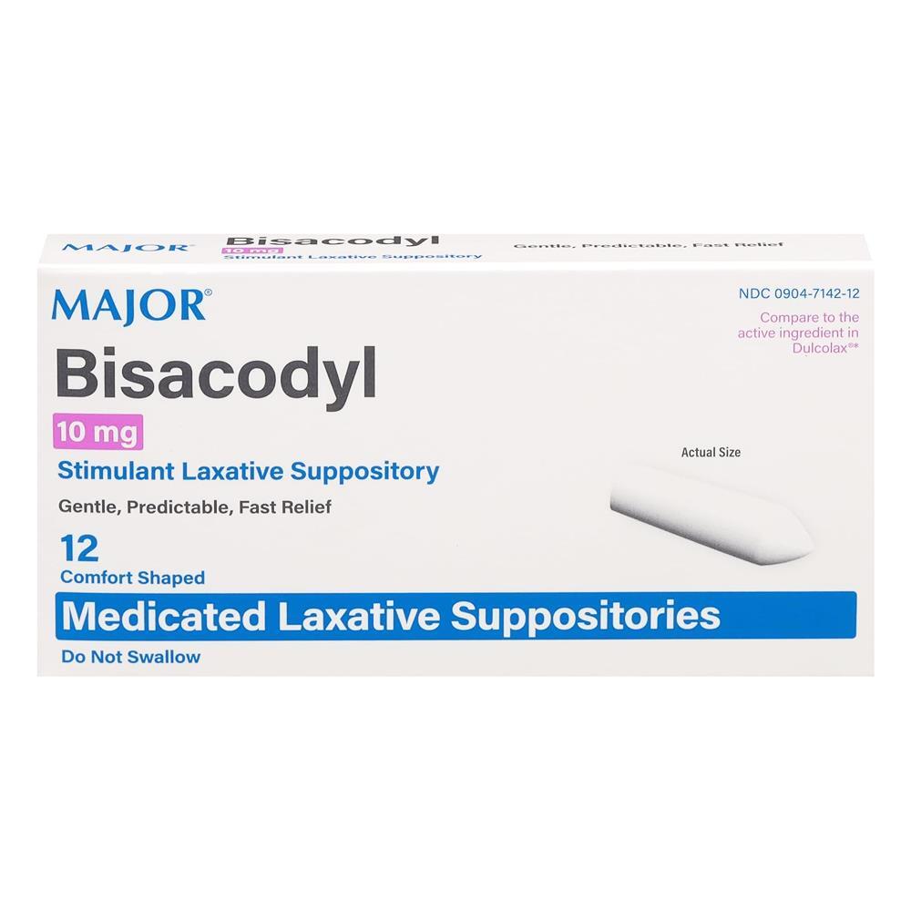 Medicated lip treatment with Bisacodyl 10 mg, 12 capsules, from Pasteur Pharmacy, designed to soothe and treat lips.