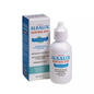 Alkalol Saline Nasal Spray in a 1.69 Fl Oz bottle, placed inside a medicine cabinet, by Pasteur Pharmacy.