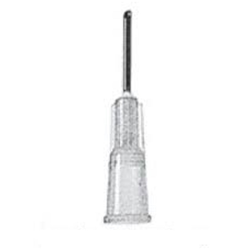 BD Needle Tubing Adapter 23Gx1 & 2In for medicine cabinets, shown in a pack of 25, by Pasteur Pharmacy.
