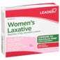 Leader Women's Laxative Bisacodyl 5 mg enteric-coated tablets in a medicine cabinet, 25-count pack by Pasteur Pharmacy