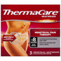 Pasteur Pharmacy ThermaCare Heatwraps for menstrual pain relief, shown in medicine cabinet packaging with heat therapy design.