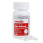Timely by Time Cap Labs regular strength acetaminophen 325 mg pain relief medicine in a medicine cabinet.