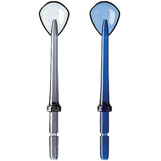 Waterpik Water Flosser Tongue Cleaner TC-100E inside medicine cabinet, showing the device and cleaning features.