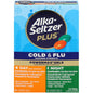 Alka-Seltzer Plus Cold & Flu Maximum Strength Day/Night Liquid Gels in a blister pack, used for cold and flu relief.