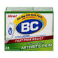 BC Arthritis Strength Pain Reliever 1,000mg fast-dissolving powder packets from Pasteur Pharmacy, pain relief medication.