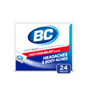 BC Fast Pain Relief Powder 6-pack boxes with 24 packets each, from Pasteur Pharmacy, showing the medicine and powder packaging.