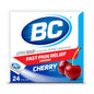 BC Powder Cherry pain reliever sticks with 845mg aspirin and 65mg caffeine, fast-acting medicine in 24 individual packs.