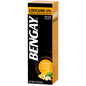 Bengay Lidocaine 4% maximum strength ginger citrus scent topical analgesic cream in a 3 oz tube, used for pain relief.