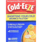 Cold Eeze Remedy lozenges by Pasteur Pharmacy in tropical orange flavor, featuring soothing medicine and drug relief for sore throats.
