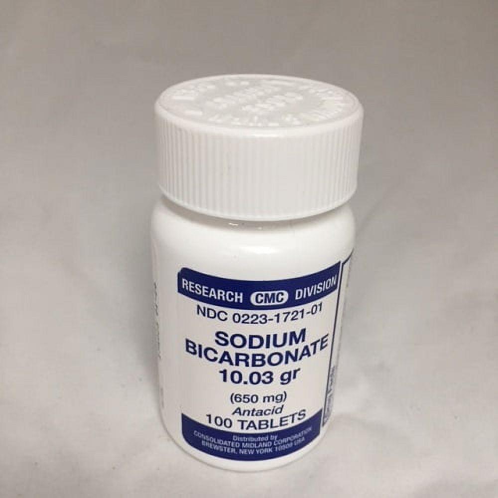 Concord Laboratories Inc. Sodium Bicarbonate 10g tablets in blister pack, stored in pharmacy packaging, by Pasteur Pharmacy.