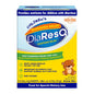 Children's DiaResQ soothing diarrhea relief drink mix packets with vanilla flavor from Pasteur Pharmacy, showing packaging and flavor details.