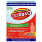 DiaResQ Rapid Relief Digestive Health Formula vanilla-flavored packets by Pasteur Pharmacy, 3-pack, 21g each for digestive comfort.