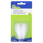 Ezy Dose graduated 1 oz plastic medicine cup with measurement markings, used for accurate liquid medication dosing.