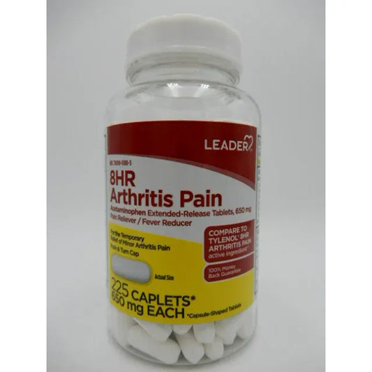 LDR Arth Prlf TB 650 Mg 225 ER medicine bottle from Pasteur Pharmacy with label details visible.