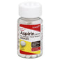 Genuine Leader Aspirin 325 mg tablets from Pasteur Pharmacy, showing white aspirin tablets in blister packaging.