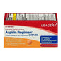 Leader™ Low Dose Aspirin 81 mg enteric-coated tablets, 120-count bottle, shown in a labeled medicine bottle.