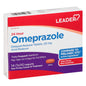 Leader 24 Hour Acid Reducer 20 Mg delayed-release tablets in a 14-count bottle, used for heartburn relief, by Pasteur Pharmacy.