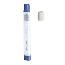 Blue Topi-Click dosing applicator for topical medications, 9 mL, by Pasteur Pharmacy, shown in a 100-count pack.