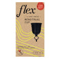 Flex Full Fit Menstrual Cup by Pasteur Pharmacy, showing the soft silicone cup designed for comfortable, reusable menstrual protection.
