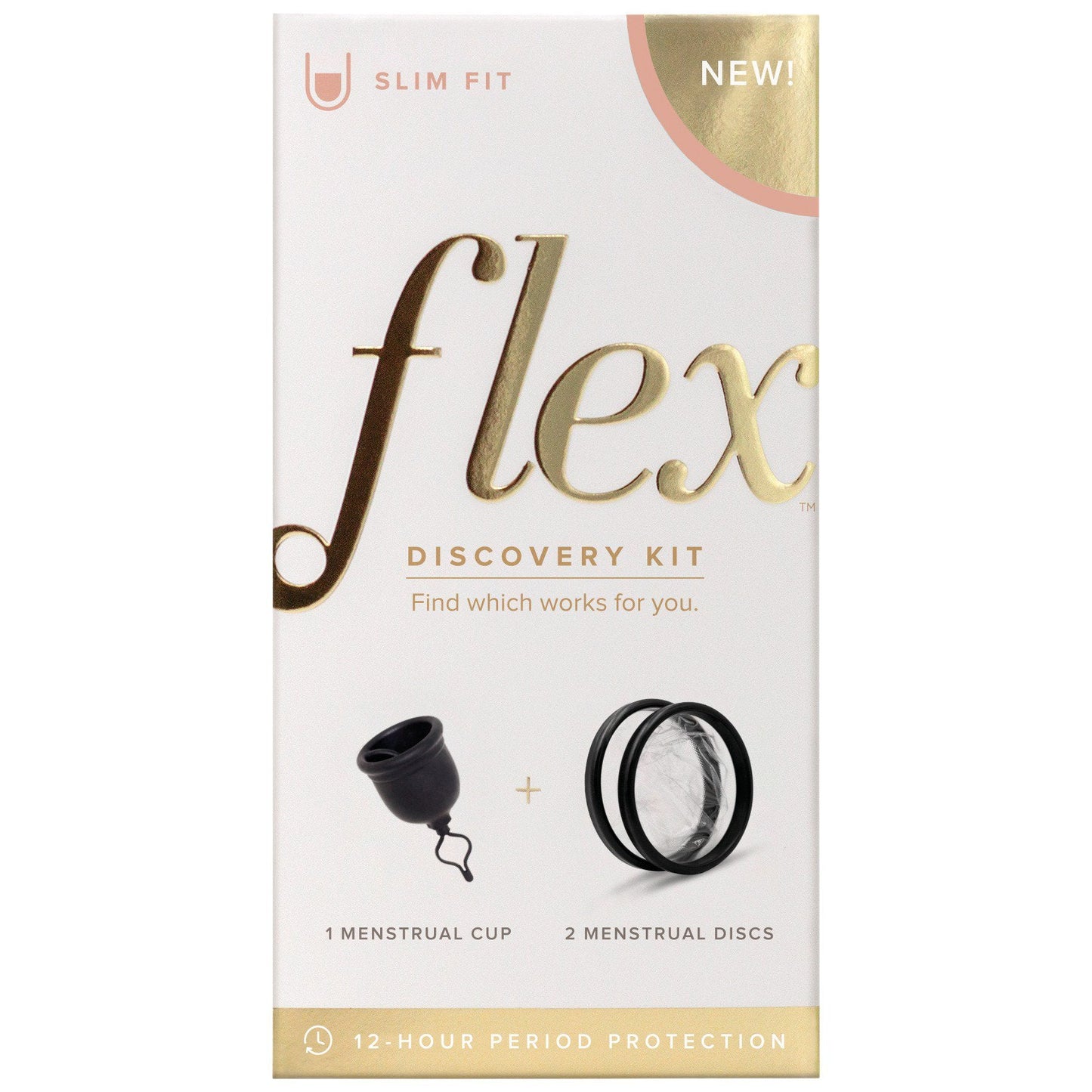 Flex Slim Fit Menstrual Cup by Pasteur Pharmacy, reusable silicone menstrual cup for comfortable, discreet period protection.