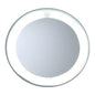 Tweezerman LED 15X Mini Mirror, compact handheld mirror with magnification, ideal for detailed grooming or makeup application.