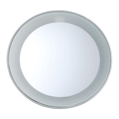 Tweezerman LED 15X Mini Mirror, compact handheld mirror with bright LED lighting for precise grooming and makeup application.