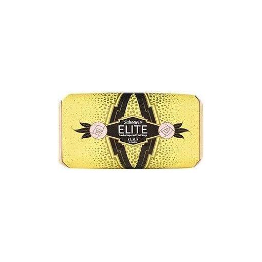 Claus Porto Elite Tonka Imperial Mini Soap by Pasteur Pharmacy, 1.7 oz, showing elegant packaging and soap bar design.