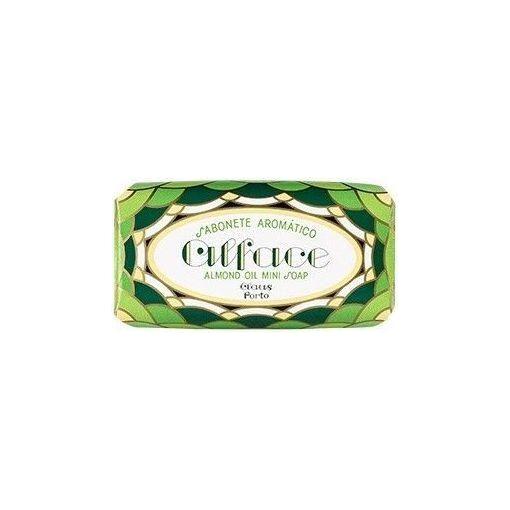 Claus Porto Aromatico Almond Oil Mini Soap by Pasteur Pharmacy, 1.7 oz, with elegant packaging and soap bar visible.