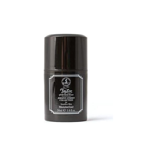 Taylor of Old Bond Street Jermyn Street Moisturiser 50ml, a classic grooming product for men's skin hydration.