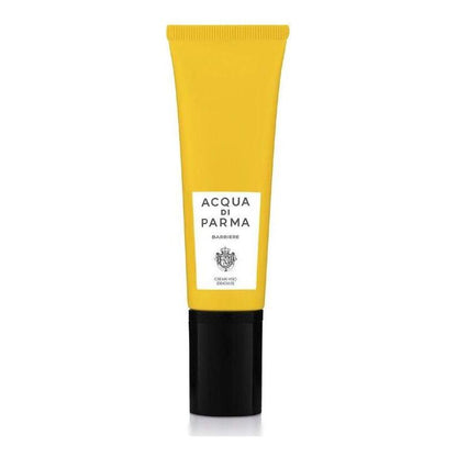 Acqua Di Parma Barbiere Moisturizing Face Cream in 50ml jar, smooth texture and elegant packaging, ideal for daily skin hydration.