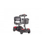 Drive Medical Scout Compact Travel Power Scooter with four wheels, designed for mobility and easy transport.