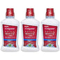 Colgate Optic White whitening mouthwash in Icy Fresh Mint flavor, 16 fl oz bottle, with mint-flavored mouth rinse.