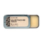 Pasteur Pharmacy Mustache Wax by Beardbrand Old Money Mustache, 0.25 oz tin with wax product visible inside