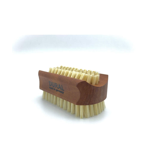 Dural Exclusiv hand and nail brush by Pasteur Pharmacy with steamed pear wood handle and natural bristle nail cleaning brush