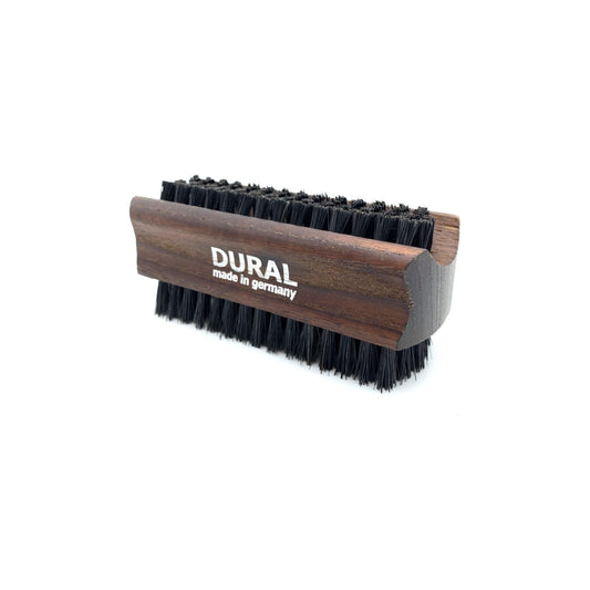 Dural Hand & Nail Brush with natural bristles and ash wood handle, designed for cleaning nails and cuticles.