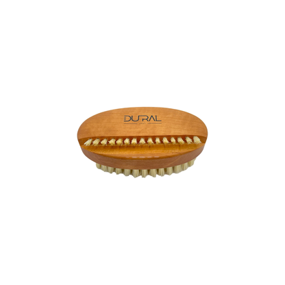 Dural Pear Wood Hand and Nail Brush by Pasteur Pharmacy with pure light natural bristles for effective cleaning.