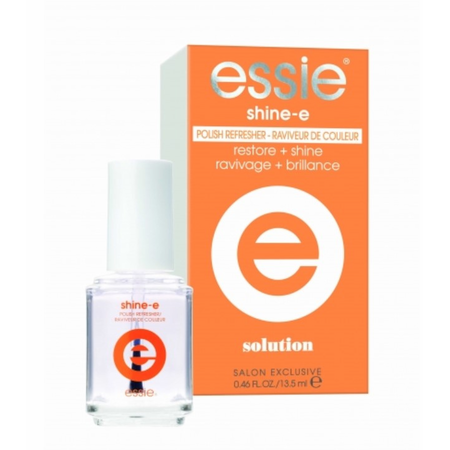Essie Shine-e Polish Refresher bottle, 0.46 oz, for nail care to restore shine and smoothness on nails