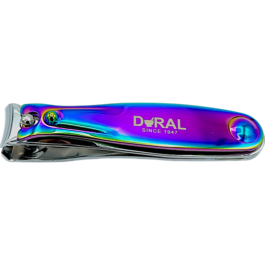 Large Dural Multi-Color Toenail Fashion Clippers by Pasteur Pharmacy, featuring durable stainless steel and ergonomic design.