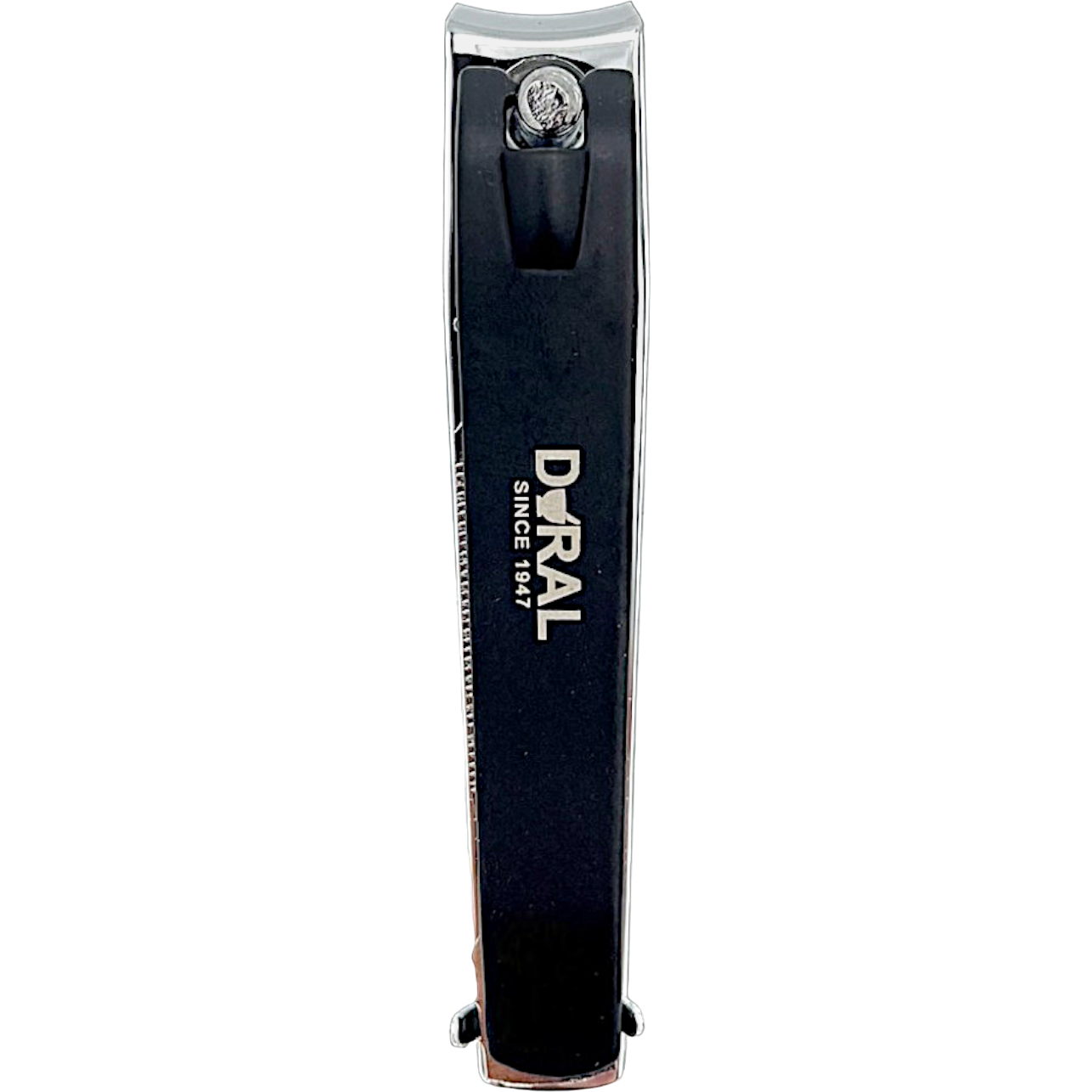 Large black Dural toenail clippers by Pasteur Pharmacy with sturdy, ergonomic design for precise toenail trimming.