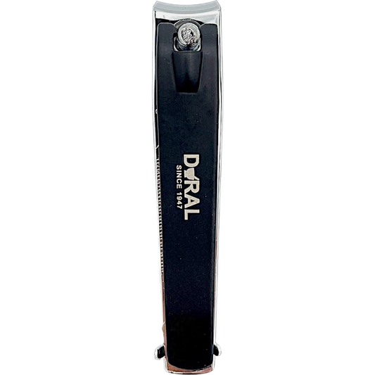 Large black Dural toenail clippers by Pasteur Pharmacy with sturdy, ergonomic design for precise toenail trimming.
