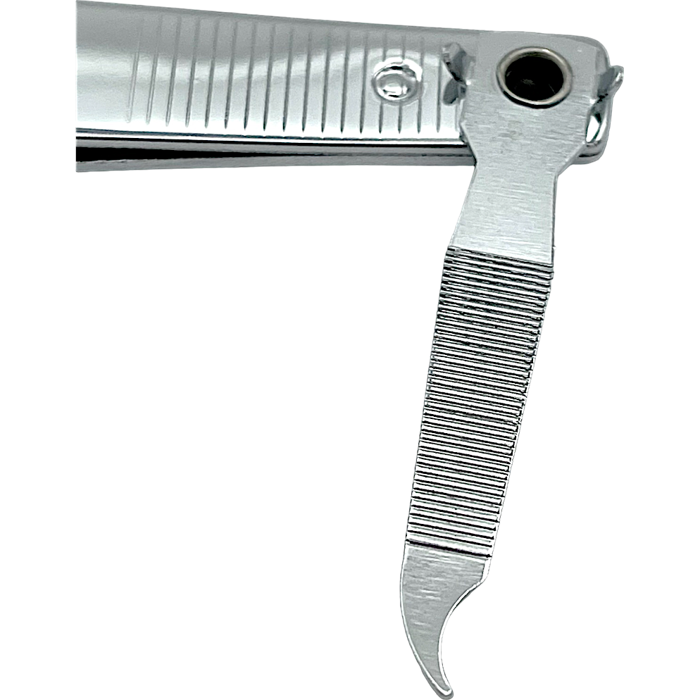 Large Dural Toenail White Fashion Nail Clippers by Pasteur Pharmacy, featuring a sturdy design for easy toenail trimming.