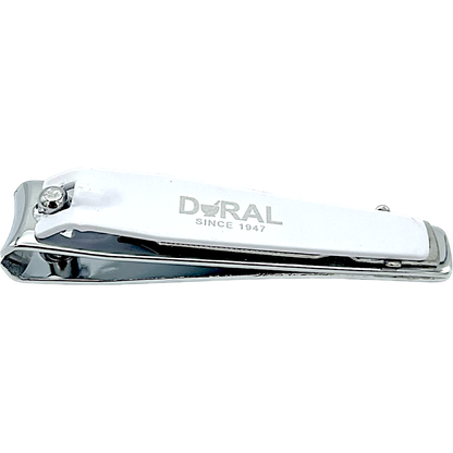 Small Dural White Toenail Clippers by Pasteur Pharmacy, featuring durable steel construction and precise cutting edges.