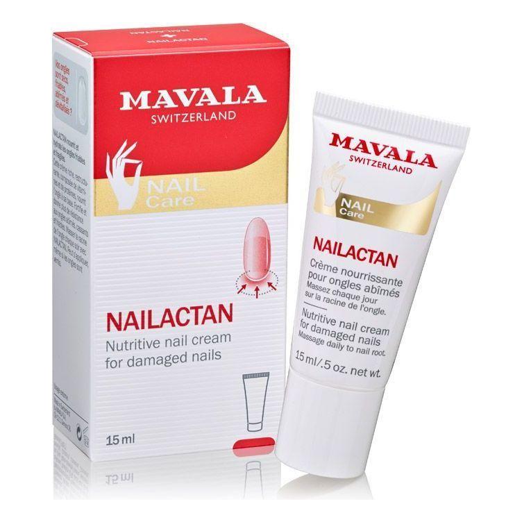 Mavala Nutritive Nail Cream for damaged nails in 0.5 oz tube, moisturizing and strengthening nail treatment.
