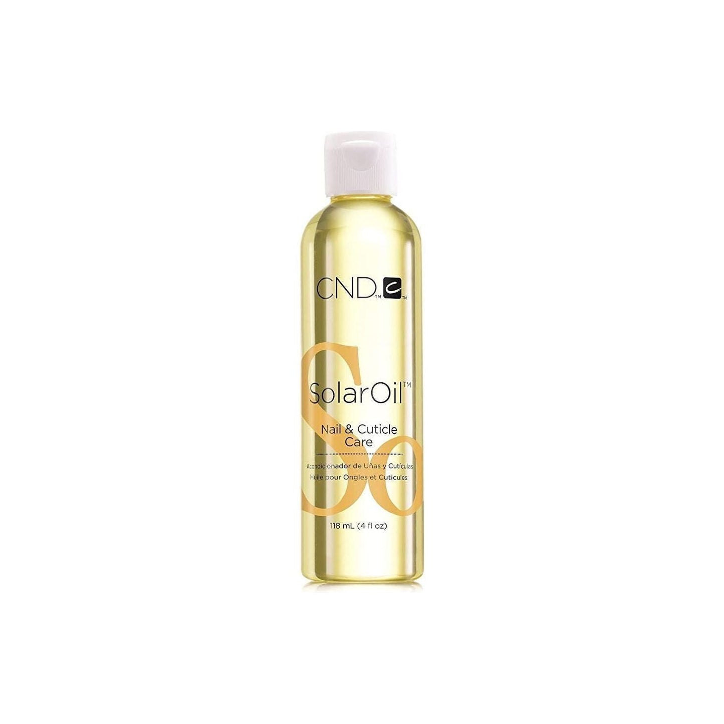 CND Essentials Solar Oil nail cuticle conditioner bottle from Pasteur Pharmacy, 4 oz, moisturizing treatment for healthy nails and cuticles